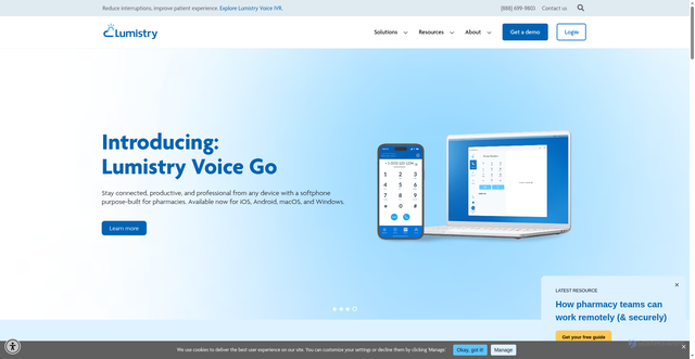 Security scan screenshot of https://lumistry.com