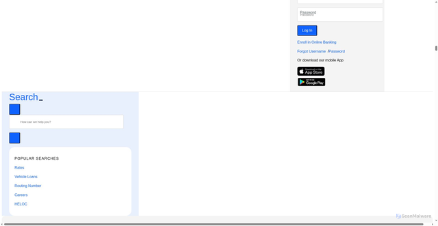 Security scan screenshot of https://www.broadviewfcu.com/