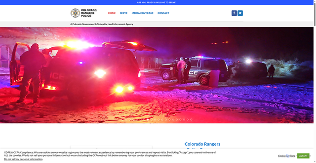 Security scan screenshot of https://coloradorangers.gov/