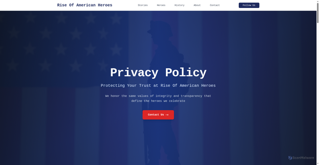 Security scan screenshot of https://riseofamericanheroes-nisn4rp94c.edgeone.app/
