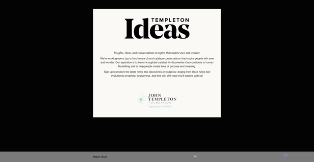 Security scan screenshot of https://possibilities.templeton.org/4heynhx60v?utm_source=Receive+News+from+the+John+Templeton+Foundation&utm_campaign=f5f1dd087b-EMAIL_CAMPAIGN_2025_templetonideas_20260107&utm_medium=email&utm_term=0_-42837b4b08-97355777
