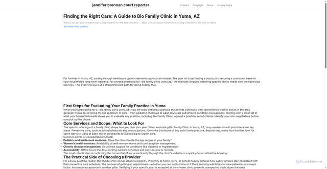 Security scan screenshot of https://vistasantailab-dplp6r60w31e.edgeone.app/bio-family-clinic-yuma-az.html