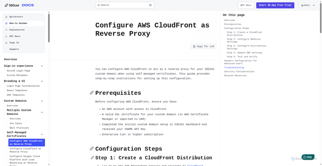 Security scan screenshot of https://ssojet-docs.pages.dev/en/how-to-guides/branding/custom-domains/self-managed-certificates/aws-cloudfront-reverse-proxy