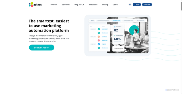 Security scan screenshot of https://cdn-aorpci6.actonsoftware.com