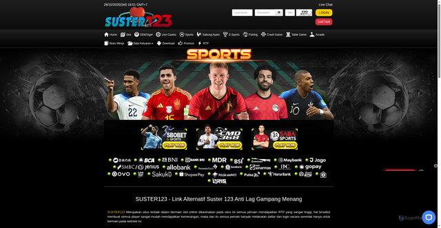 Security scan screenshot of https://apkmontoksuster123.com/desktop/game/sports/sbo