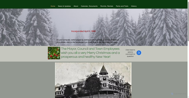 Security scan screenshot of https://www.lochlynnhgts.gov/