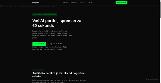 Security scan screenshot of https://www.dospiliste.net/