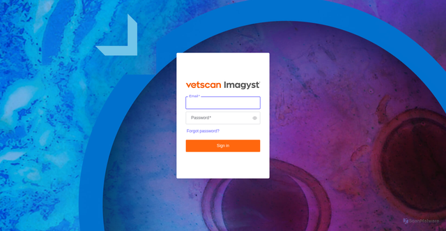Security scan screenshot of https://app.vetscanimagyst.com