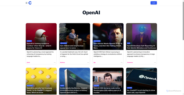 Security scan screenshot of https://www.crumbd.com/topics/OpenAI