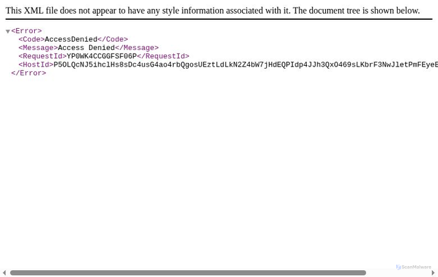 Security scan screenshot of https://d2xjhpsrtb3r4x.cloudfront.net/