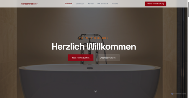 Security scan screenshot of http://rstruck-sanit-r-f-tterer-gmbh.pages.dev/