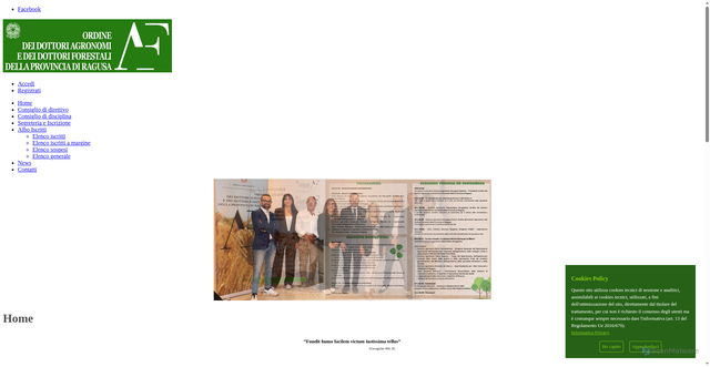 Security scan screenshot of https://www.agronomiragusa.it/