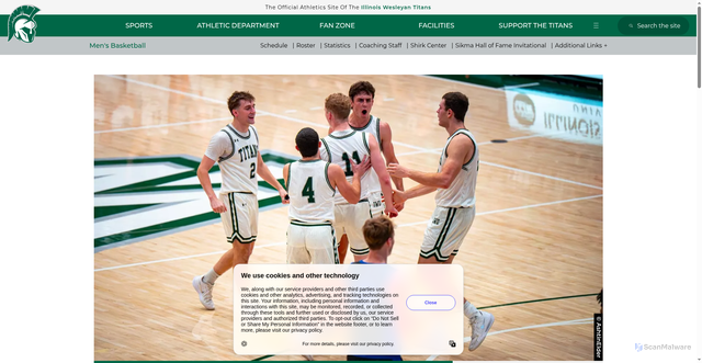 Security scan screenshot of https://www.iwusports.com/news/2025/11/18/mens-basketball-mens-hoops-to-host-chicago-in-top-25-clash.aspx