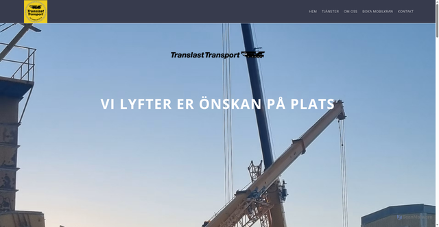 Security scan screenshot of https://translast.se