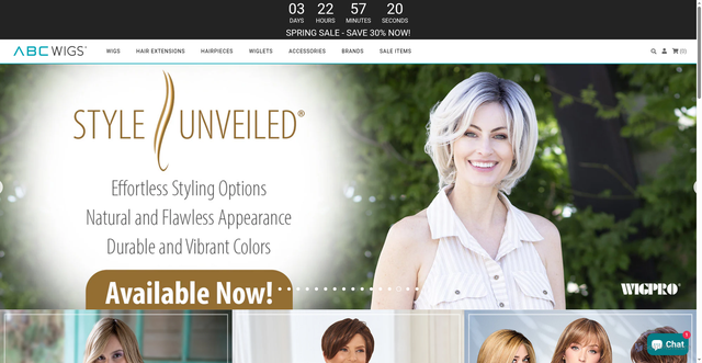 Security scan screenshot of https://www.abcwigs.com