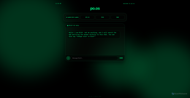 Security scan screenshot of https://po-os-o8hzxgk5zf.edgeone.app/