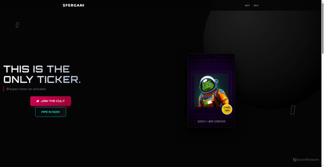 Security scan screenshot of https://fergani.xyz/