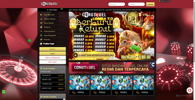 Security scan screenshot of https://congtogelclean.com