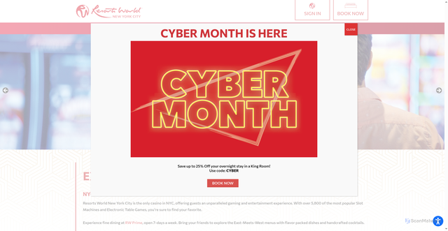 Security scan screenshot of https://rwnewyork.com/