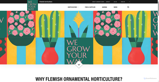 Security scan screenshot of https://flandersplants.com