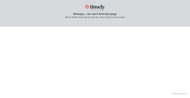Security scan screenshot of https://book.gettimely.com
