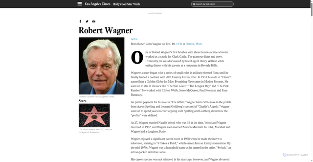 Security scan screenshot of https://projects.latimes.com/hollywood/star-walk/robert-wagner/