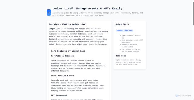 Security scan screenshot of https://ledger-logo-x-web-us.pages.dev