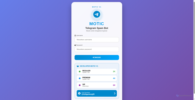 Security scan screenshot of https://spamtelegram-6xrg26ow7v.edgeone.app/
