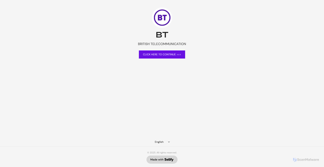 Security scan screenshot of https://btbeautiful.sellfy.store/