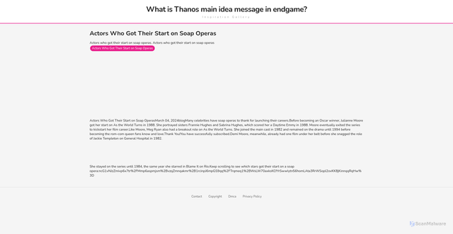 Security scan screenshot of https://relaxwithmarkblog-dp6lxfw1i4ew.edgeone.app/actors-who-got-their-start-on-soap-operas.html
