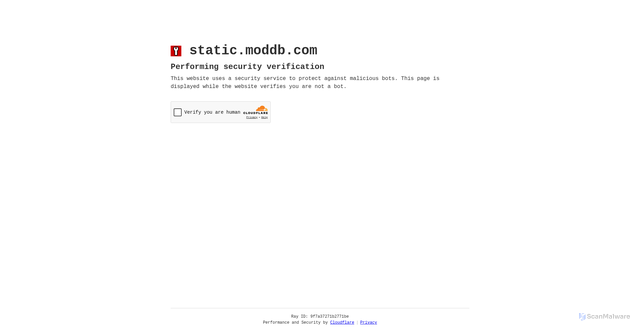 Security scan screenshot of https://static.moddb.com