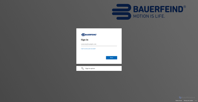 Security scan screenshot of https://bauerfeindprod.service-now.com