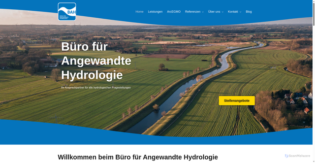 Security scan screenshot of https://www.bah-berlin.de