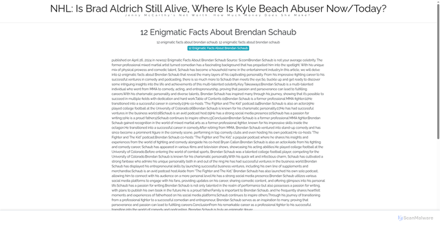 Security scan screenshot of https://slydetectiveblog-fyidxpb3lj.edgeone.app/17166-12-enigmatic-facts-about-brendan-schaub.html