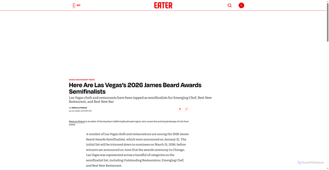 Security scan screenshot of https://vegas.eater.com/restaurant-news/130513/las-vegas-james-beard-foundation-awards-semifinalists-2026
