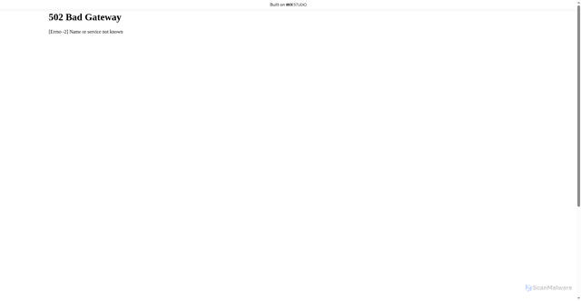 Security scan screenshot of https://started-ensite.wixstudio.com/start-eng