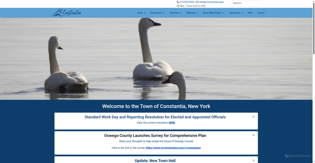 Security scan screenshot of https://constantiany.gov/