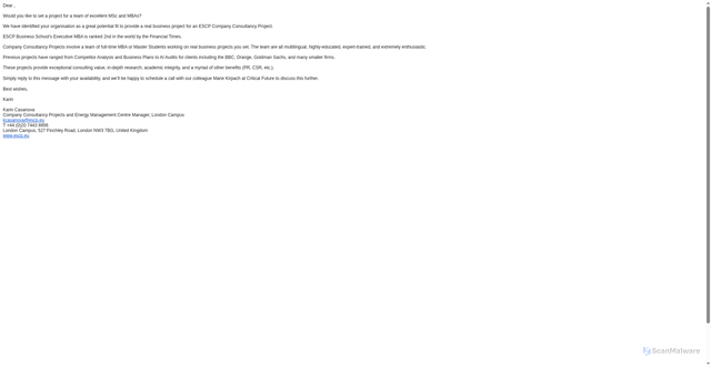 Security scan screenshot of https://ymlp.com/zhay8G