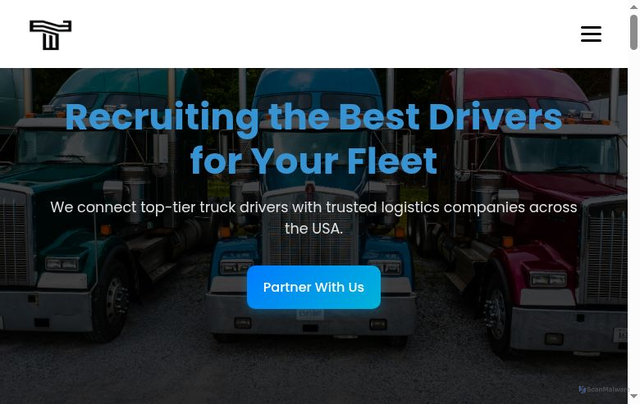 Security scan screenshot of http://transpotalent.com/