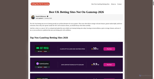 Security scan screenshot of https://www.ukces.org.uk/