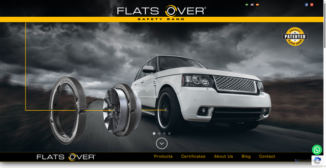 Security scan screenshot of https://flatsover.com