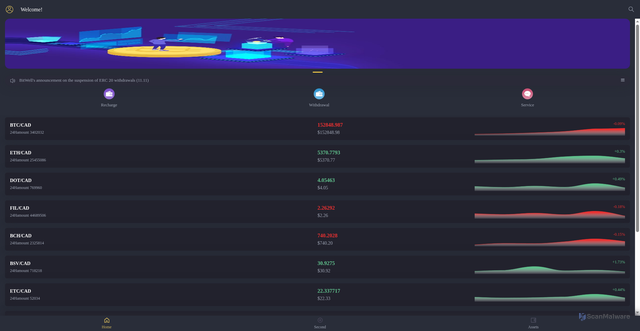 Security scan screenshot of https://ce-vecoin.com/