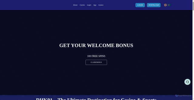 Security scan screenshot of https://dhk91.biz/