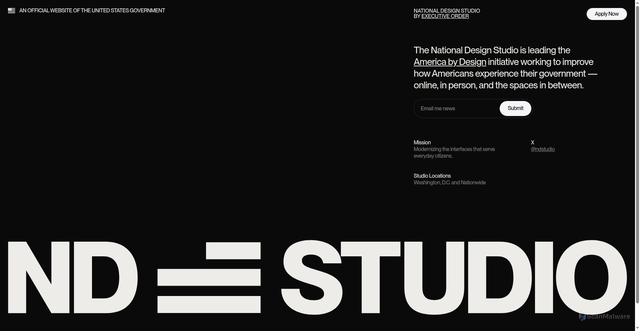 Security scan screenshot of https://ndstudio.gov/
