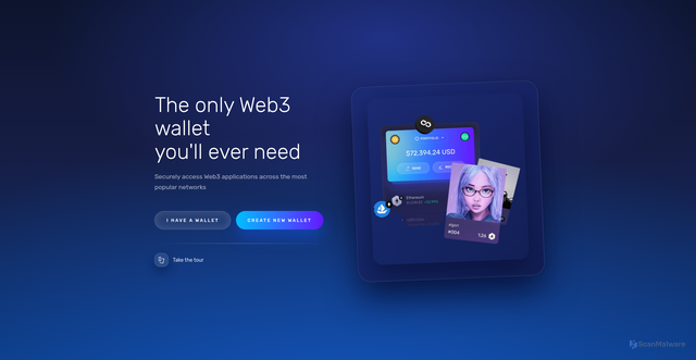 Security scan screenshot of https://download.exodus.build/en/onboarding/