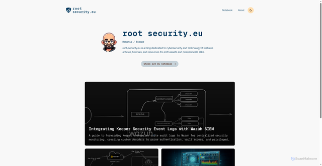Security scan screenshot of https://root-security.eu/