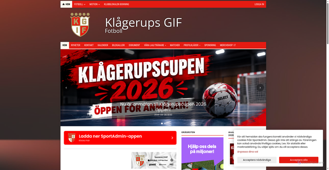 Security scan screenshot of https://kgif.se