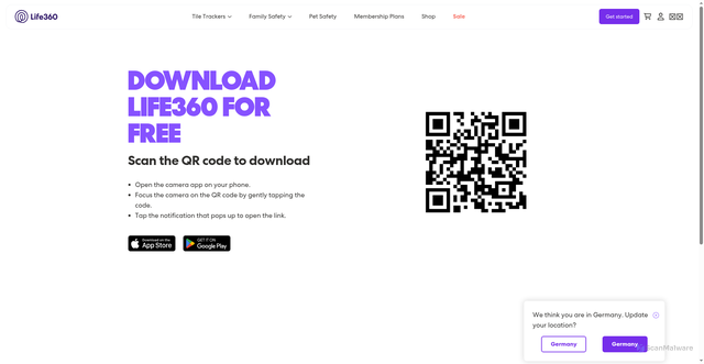 Security scan screenshot of https://i.lf360.co