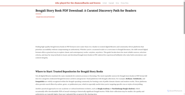 Security scan screenshot of https://rasacreativestudio-dp19pts6d5j2.edgeone.app/bengali-story-book-pdf-download.html