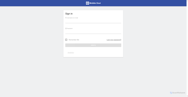 Security scan screenshot of https://matomo.mindbite.cloud/